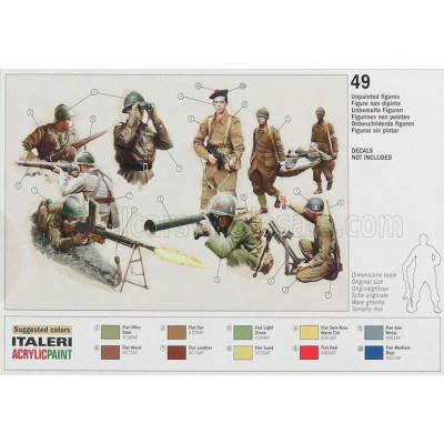 ITALERI FIGURES SOLDATI - SOLDIERS 1/72