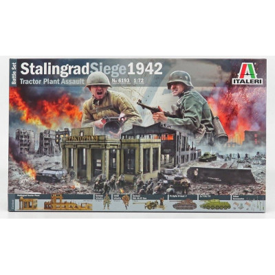 ITALERI ACCESSORIES DIORAMA - WAR BATTLE SET STALINGRAD - TRACTOR PLANT ASSAULT 1942 1/72