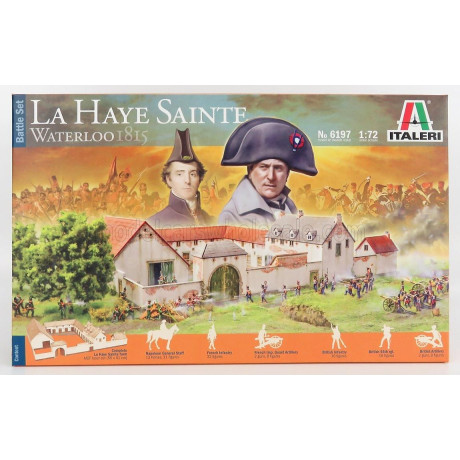 ITALERI ACCESSORIES DIORAMA - WAR BATTLE SET - LA HAYE SAINTE WATERLOO 1815 1/72