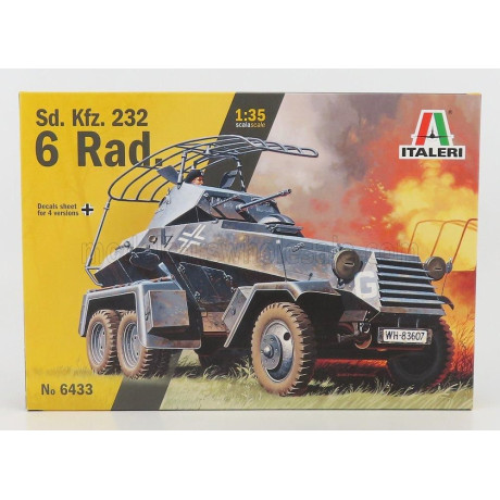 ITALERI TANK 6 RAD. TRUCK MILITARY SD. KFZ. 232 1942 1/35