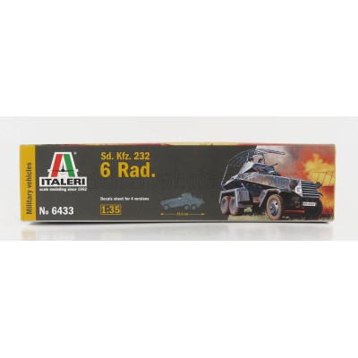 ITALERI TANK 6 RAD. TRUCK MILITARY SD. KFZ. 232 1942 1/35