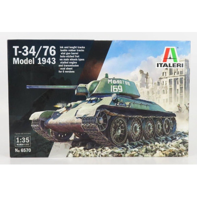 ITALERI KAMPFPANZER T-34/76 TANK MILITARY 1943 1/35