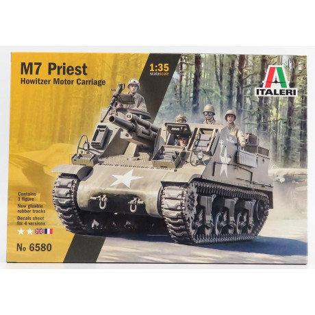ITALERI ROYAL ORDNANCE TANK M7 PRIEST HOWITZER MOTOR CARRIAGE MILITARY 1943 1/35