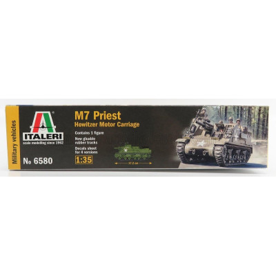 ITALERI ROYAL ORDNANCE TANK M7 PRIEST HOWITZER MOTOR CARRIAGE MILITARY 1943 1/35