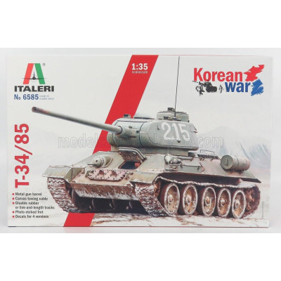 ITALERI KAMPFPANZER T-34/85 MILITARY TANK KOREAN WAR 1944 1/35