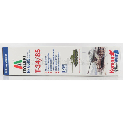 ITALERI KAMPFPANZER T-34/85 MILITARY TANK KOREAN WAR 1944 1/35