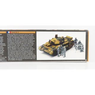 ITALERI CRUSADER MKIII & BRITISH TANK EL ALAMEIN WITH BRITISH CREW TANK MILITARY 1942 1/35