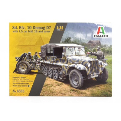 ITALERI TANK 10 DEMAG D7 TRUCK CINGOLATO MILITARY 1945 1/35