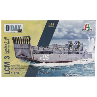 ITALERI BOAT LCM3 LANDING CRAFT MILITARY D-DAY NORMANDY 1944 1/35