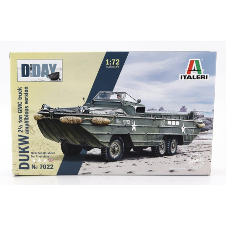 ITALERI GMC DUKW TRUCK BOAT ANFIBIO MILITARY 1944 1/72