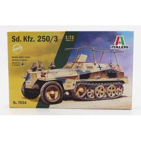 ITALERI VTZ TANK SD. KFZ. 250/3 HALF-TRACK CINGOLATO MILITARY 1942 1/72