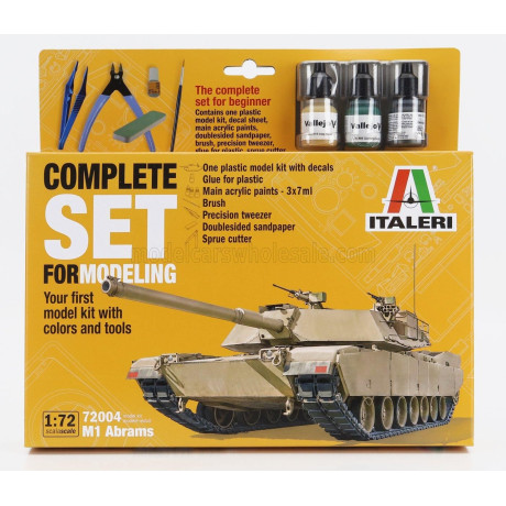 ITALERI TANK M1A ABRAMS MILITARY 1980 1/72