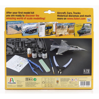 ITALERI LOCKHEED MARTIN F-16C/D FIGHTING NIGHT FALCON CACCIA AIRPLANE 1978 1/72