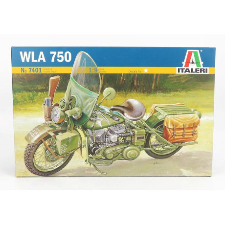 ITALERI HARLEY DAVIDSON WLA 750 MILITARY 1942 1/9