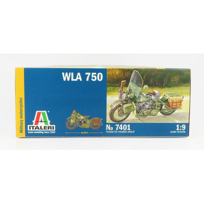 ITALERI HARLEY DAVIDSON WLA 750 MILITARY 1942 1/9