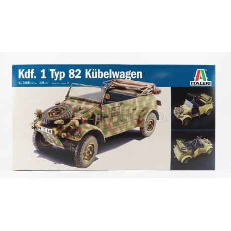 ITALERI VOLKSWAGEN TYPE 82 CABRIOLET OPEN MILITARY 1940 1/9