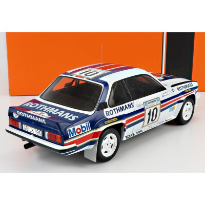 IXO MODELS OPEL ASCONA 400 TEAM ROTHMANS N 10 RALLY ACROPOLIS 1982 J.McRAE - I.GRINDROD - WHITE BLUE RED 1/18