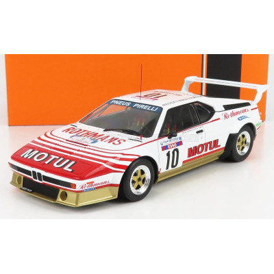 IXO MODELS BMW M1 MOTUL N 10 RALLY TOUR DE CORSE 1982 B.DARNICHE - A.MAHE - WHITE RED 1/18