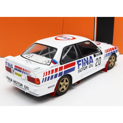 IXO MODELS BMW 3-SERIES M3 (E30) TEAM BMW FINA N 20 RALLY 1000 LAKES 1989 M.DUEZ - A.LOPES - WHITE RED BLUE 1/18