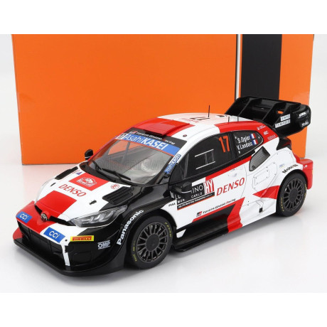 IXO MODELS TOYOTA YARIS GR HYBRID RALLY1 TEAM TOYOTA GAZOO RACING WRT N 17 WINNER RALLY MONTECARLO 2023 SEBASTIAN OGIER - VINCEN