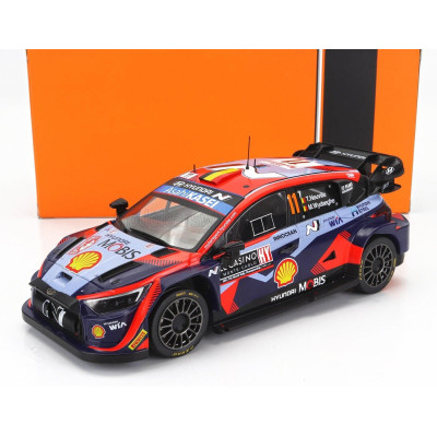 IXO MODELS HYUNDAI i20 N RALLY1 TEAM SHELL MOBIS WRT N 11 3rd RALLY MONTECARLO 2023 THIERRY NEUVILLE - MARTIJN WYDAEGHE - 2 TONE