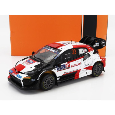 IXO MODELS TOYOTA YARIS GR HYBRID RALLY1 TEAM TOYOTA GAZOO RACING WRT N 33 WINNER RALLY FINLAND 2023 ELFYN EVANS - SCOTT MARTIN