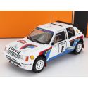 IXO MODELS PEUGEOT 205 T16 N 6 RALLY MONTECARLO 1985 T.SALONEN - S.HARJANNE - WHITE BLUE RED 1/24