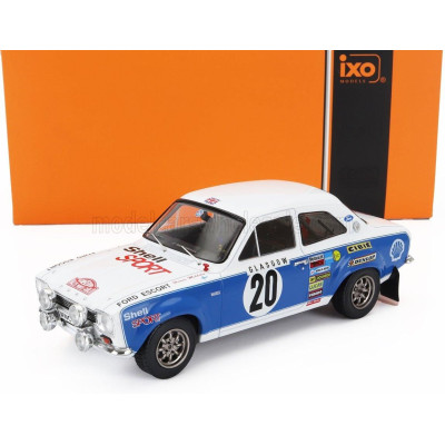 IXO MODELS FORD ENGLAND ESCORT MKI RS 1600 (night version) N 20 4th RALLY MONTECARLO 1973 HANNU MIKKOLA - JIM PORTER - BLUE WHIT