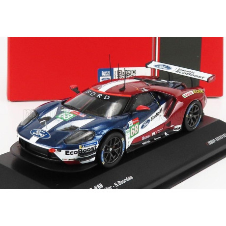 IXO MODELS FORD USA GT 3.5L TURBO V6 TEAM FORD CHIP GANASSI USA N 68 3rd LMGTE PRO CLASS 24h LE MANS 2018 J.HAND - D.MULLER - S.