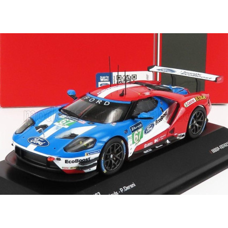 IXO MODELS FORD USA GT 3.5L TURBO V6 TEAM FORD CHIP GANASSI UK N 67 LMGTE PRO 2nd 24h LE MANS 2017 H.TINCKNELL - A.PRIAULX - P.D