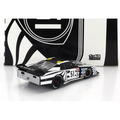 IXO MODELS LANCIA BETA MONTECARLO TURBO N 51 6h SILVERSTONE 1979 RICCARDO PATRESE - WALTER ROHRL - BLACK WHITE 1/43