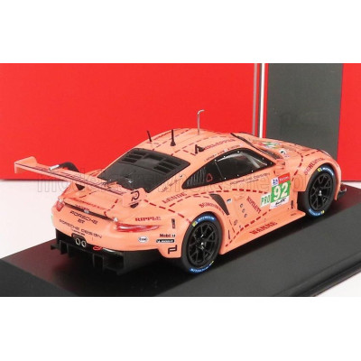 IXO MODELS PORSCHE 911 991 RSR TEAM PORSCHE GT N 92 WINNER LMGTE PRO PINK PIG TRIBUTE 24h LE MANS 2018 MICHEAL CHRISTENSEN - KEV