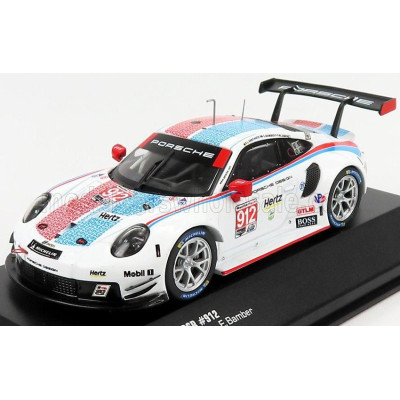IXO MODELS PORSCHE 911 991 RSR PORSCHE GT TEAM N 912 3rd GTLM CLASS 24h DAYTONA 2019 BAMBER - JAMINET - VANTHOOR - WHITE 1/43