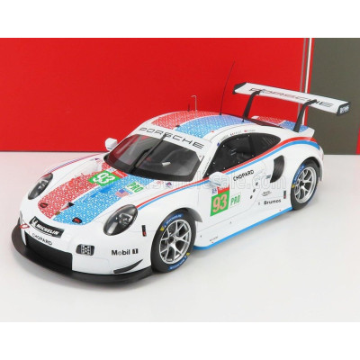 IXO MODELS PORSCHE 911 991 RSR 4.0L FLAT-6 PORSCHE GT TEAM N 93 3rd LMGTE PRO CLASS 22th 24h LE MANS 2019 P.PILET - E.BAMBER - N