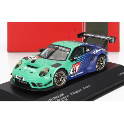 IXO MODELS PORSCHE 911 991-2 GT3 R TEAM FALKEN MOTORSPORT N 44 24h NURBURGRING 2019 KLAUS BACHLER - JORG BERGMEISTER - MARTIN RA