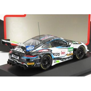 IXO MODELS PORSCHE 911 991 GT3 R TEAM KUS 75 BERNHARD N 74 ADAC GT MASTERS 2021 J.FITTJE - D.PEREIRA - WHITE BLACK RED 1/43