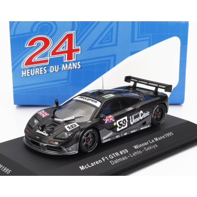 IXO MODELS McLAREN F-1 GTR UENO CLINIC N 59 WINNER 24h LE MANS 1995 (night version) Y.DALMAS - M.SEKIYA - J-J.LEHTO - BLACK MET