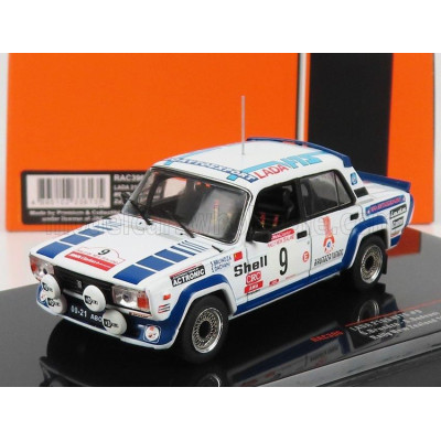 IXO MODELS LADA FIAT 2105 VFTS N 9 RALLY NEW ZEALAND 1985 S.BRUNDZA - A.DADVANI - WHITE BLUE 1/43