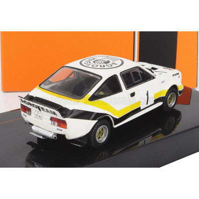 IXO MODELS ŠKODA 160RS MTX (night version) N 1 RALLY SUMAVA 1984 V.BLAHNA - P.SCOVANEK - WHITE BLACK YELLOW 1/43