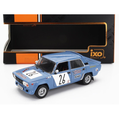 IXO MODELS LADA FIAT 2105 VFTS N 26 RALLY PRIBRAM 1986 JAN RAKOTTYAI - EMIL SLAVIK - LIGHT BLUE 1/43