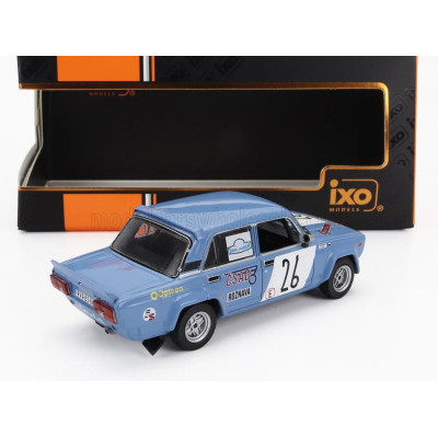 IXO MODELS LADA FIAT 2105 VFTS N 26 RALLY PRIBRAM 1986 JAN RAKOTTYAI - EMIL SLAVIK - LIGHT BLUE 1/43