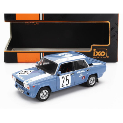 IXO MODELS LADA FIAT 2105 VFTS N 25 RALLY PRIBRAM 1986 VACLAV CHLUSTINA - MIROSLAV HRBEK - LIGHT BLUE 1/43