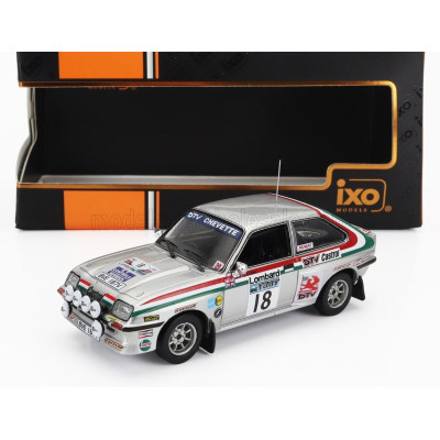 IXO MODELS VAUXHALL CHEVETTE HSR (night version) N 18 RALLY RAC LOMBARD 1980 JIMMY McRAE - MIKE NICHOLSON - SILVER 1/43
