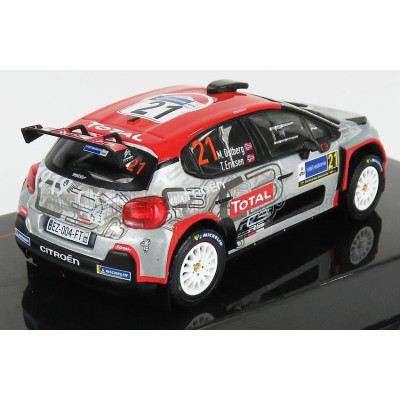 IXO MODELS CITROEN C3 R5 N 21 RALLY ESTONIA 2020 M.OSTBERG - T.ERIKSEN - GREY RED BLACK 1/43