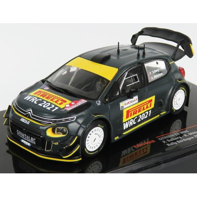 IXO MODELS CITROEN C3 WRC N 20 RALLY SARDEGNA ITALY 2020 P.SOLBERG - A.MIKKELSEN - MATT BLACK 1/43