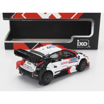 IXO MODELS TOYOTA YARIS GR RALLY1 TEAM TOYOTA GAZOO RACING WRT N 18 7th RALLY ESTLAND 2022 TAKAMOTO KATSUTA - AARON JOHNSTON - W