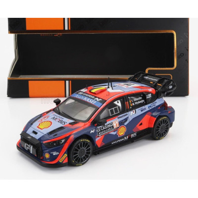 IXO MODELS HYUNDAI i20 N RALLY1 TEAM SHELL MOBIS WRT N 11 3rd RALLY MONTECARLO 2023 THIERRY NEUVILLE - MARTIJN WYDAEGHE - 2 TONE