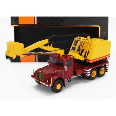 IXO MODELS TATRA 111D TRUCK 3-ASSI 1958 - RED YELLOW 1/43