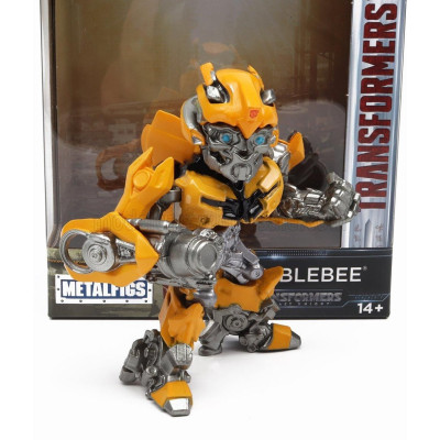 JADA FIGURES BUMBLEBEE TRANSFORMERS - THE LAST KNIGHT - CM. 10.5 - YELLOW GREY 1/32