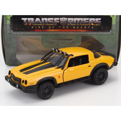 JADA CHEVROLET CAMARO COUPE 1977 - BUMBLEBEE TRANSFORMERS V L'ULTIMO CAVALIERE - YELLOW BLACK 1/32